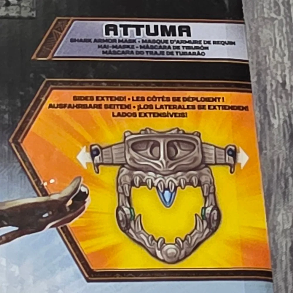 Marvel Studios Black Panther Wakanda Forever Attuma Shark Armor Mask‎ Hasbro 5+